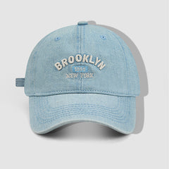 Retro Denim Baseball Cap