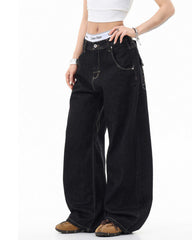 Loose-fitting casual jeans