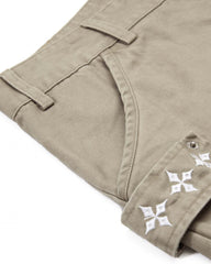 Casual straight-leg cargo pants