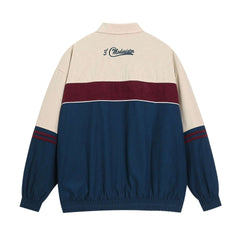 Versatile vintage embroidered lapel jacket