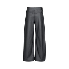 Retro loose straight casual pants