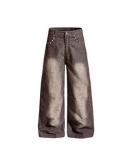 Retro casual trousers