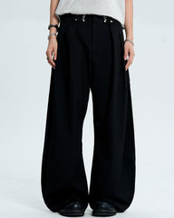 Striped casual trousers