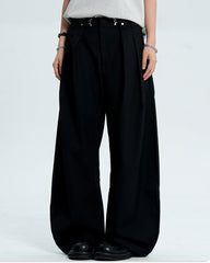 Striped casual trousers