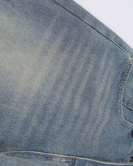 Washed straight jeans
