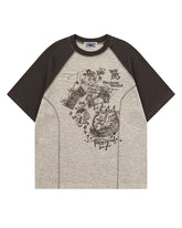 Retro Casual Versatile Short Sleeve