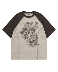 Retro Casual Versatile Short Sleeve