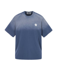 Spray-painted tie-dye T-shirt