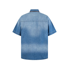 Vintage Embroidered Short Sleeve Shirt