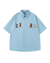 Cute Puppy Short Sleeve Shirt