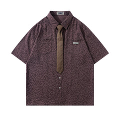 Vintage Plaid Short Sleeve Shirt