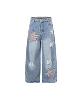 Retro ripped star jeans