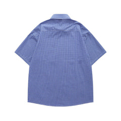 vintage plaid short sleeve shirt