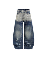 Casual curved jeans