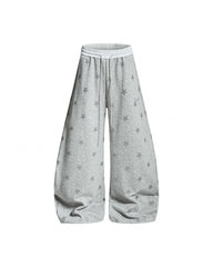 Star-print sweatpants