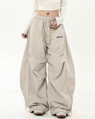 Retro simple loose casual pants