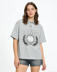 Retro casual short sleeves