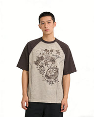 Retro Casual Versatile Short Sleeve