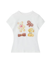 Cartoon Slim Fit Short-Sleeve