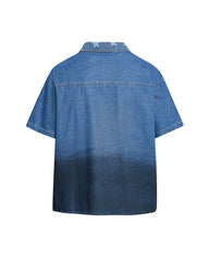 Star Embroidered Short-Sleeve Shirt