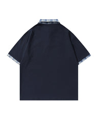 Vintage detachable tie short sleeves