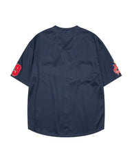 Retro baseball short-sleeved shirt
