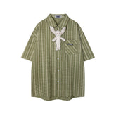 Cute short-sleeved shirt with pendant