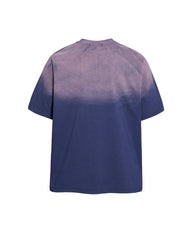 Gradient loose short-sleeved shirt