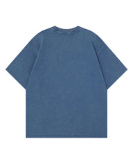 Collage Distressed Short-Sleeved T-shirt