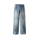 Ripped casual all-match jeans