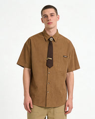 Retro short-sleeved shirt