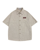 American simple striped shirt