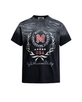 Distressed gradient short-sleeved T-shirt (women's)