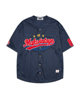 Retro baseball short-sleeved shirt