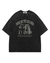 American cartoon kitten short sleeves
