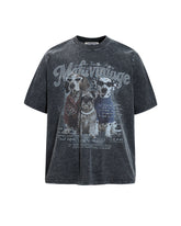 Retro casual short-sleeved shirt