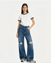 Vintage ripped jeans