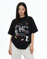 Retro casual short sleeves