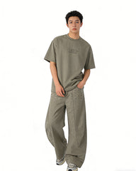 Retro casual trousers