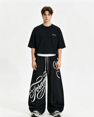Retro casual trousers