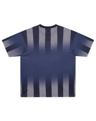 Gradient striped athletic t-shirt