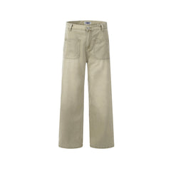 Casual straight trousers