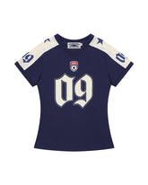 V-neck printed short sleeve