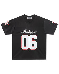 Embroidered casual short sleeves