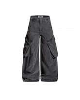 Retro wide-leg pants