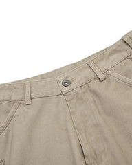 Casual straight-leg cargo pants