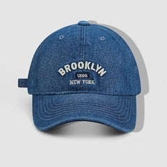 Retro Denim Baseball Cap