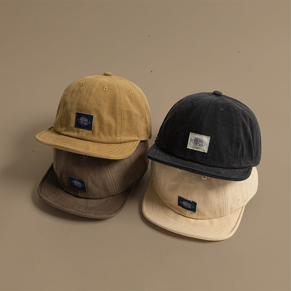 Retro Peaked Cap