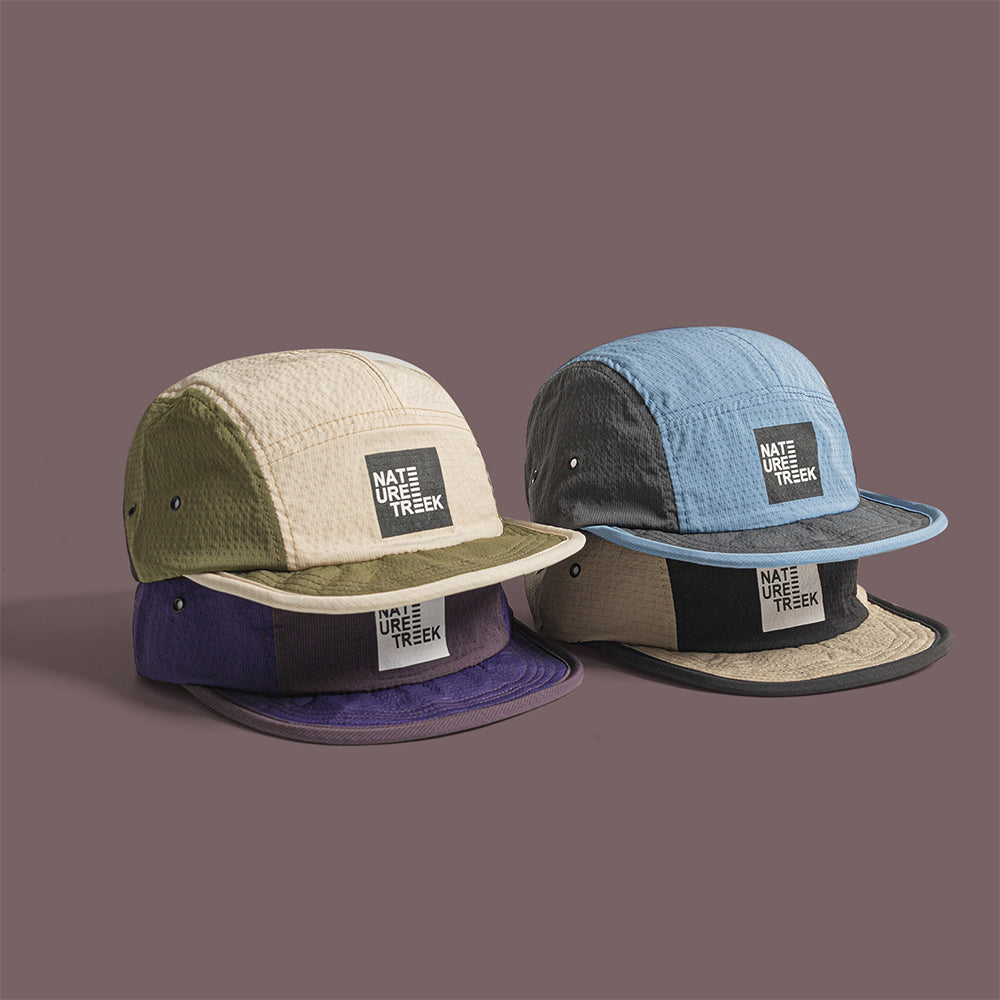 Retro contrast color baseball cap