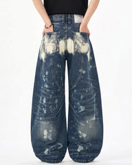 Casual curved jeans